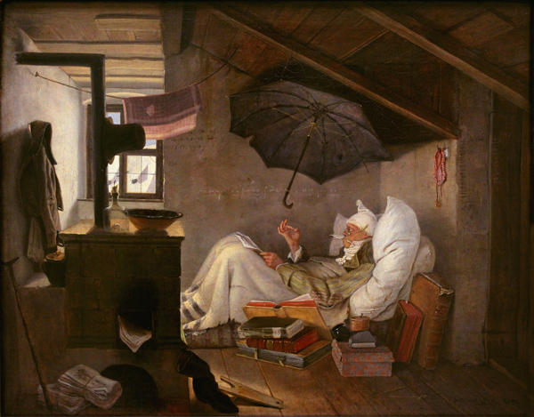 Image of the painting the poor poet